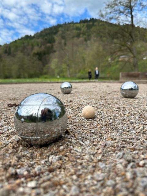 Boulebahn im Kurpark Bad Wildbad