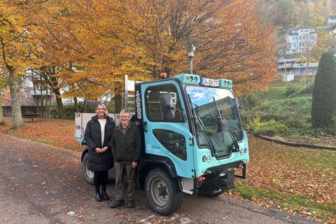 Neuer Ladog T1400 stärkt Fuhrpark der Kurgärtnerei Bad Wildbad