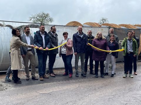 Spatenstich Breitbandausbau Bergorte