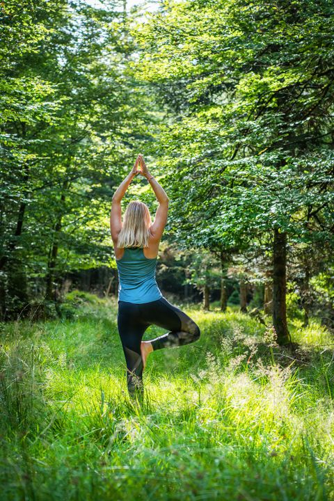 Yoga im Kurpark
