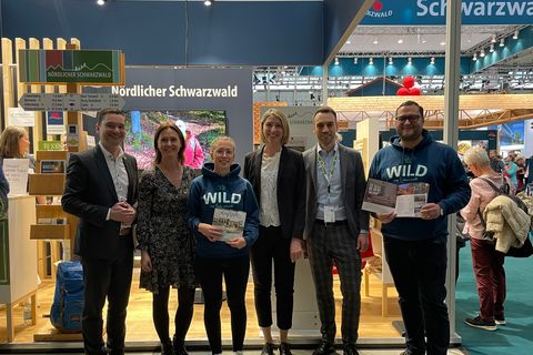 Touristik Bad Wildbad am Stand des Tourismus GmbH Nördlicher Schwarzwald