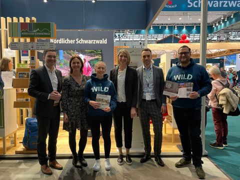 Touristik Bad Wildbad am Stand des Tourismus GmbH Nördlicher Schwarzwald