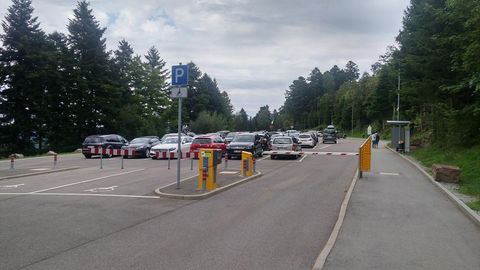 Parkplatz auf dem Sommerberg